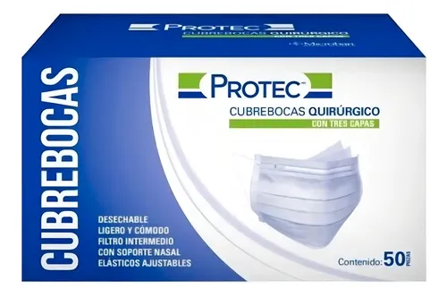 Cubrebocas Desechable Protec